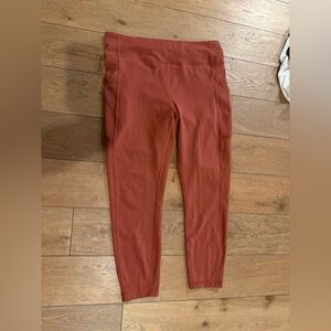 lululemon athletica Rust Red Leggings